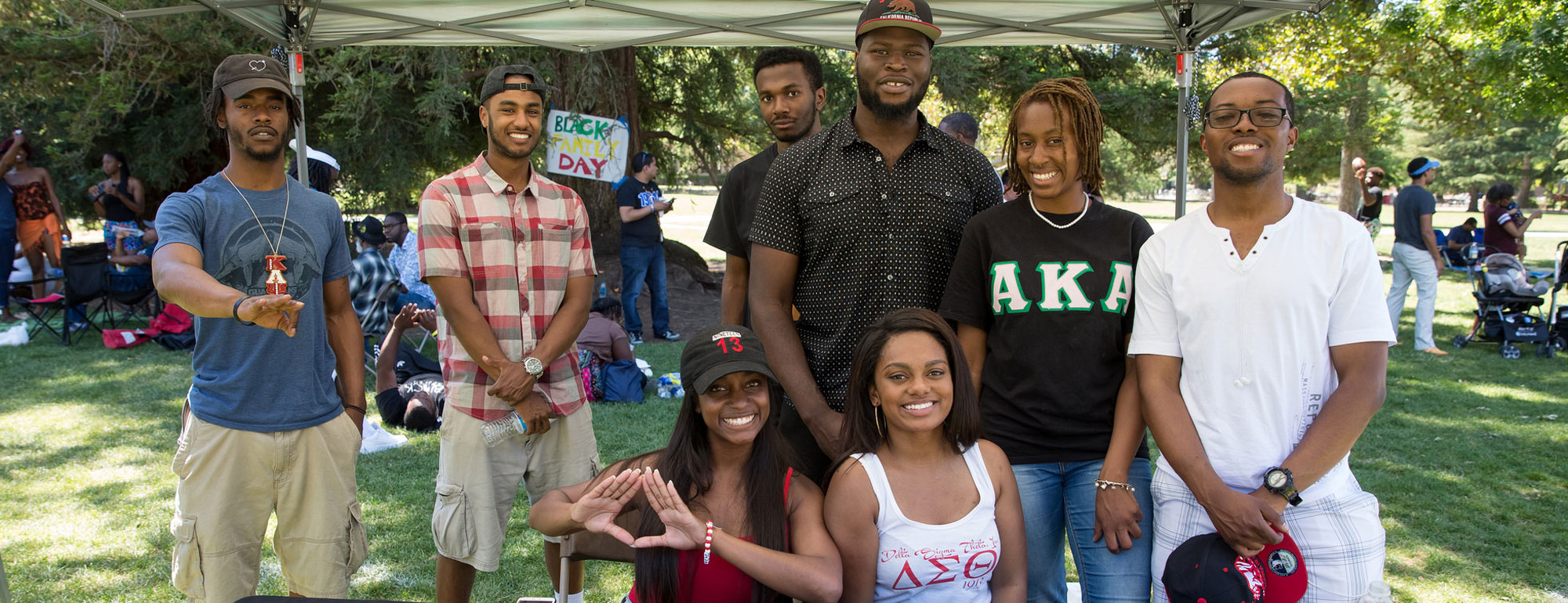 Student organizations at Black Family Day