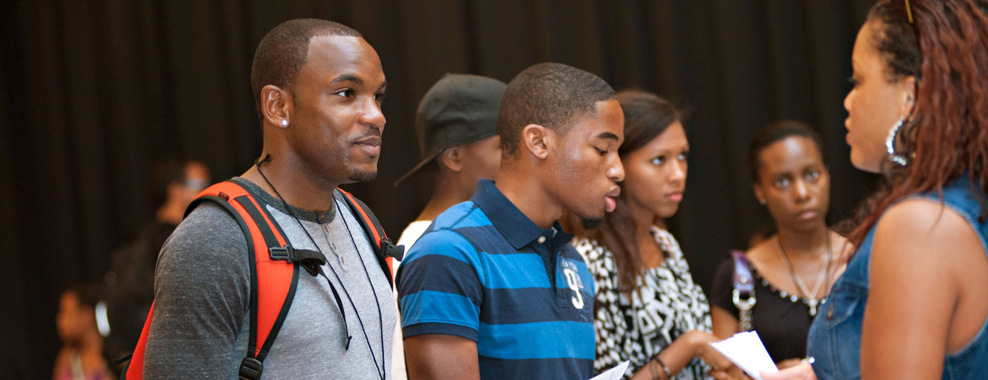 Students at Black Fall Welcome