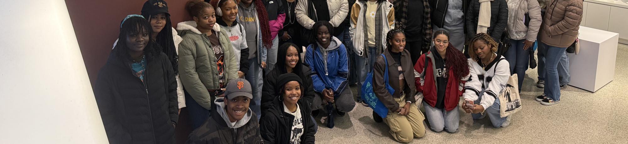 Photo of Students at Museum of African Diaspora